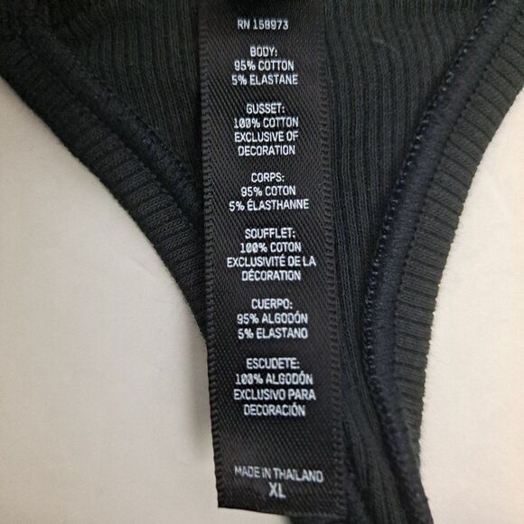 Skims ladies ribbed knit thong NWT - Picture 3 of 6